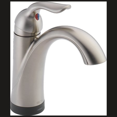 Lahara Single Handle Bathroom Faucet with Touch2O.xt Technology -  DELTA, 538T-SS-DST